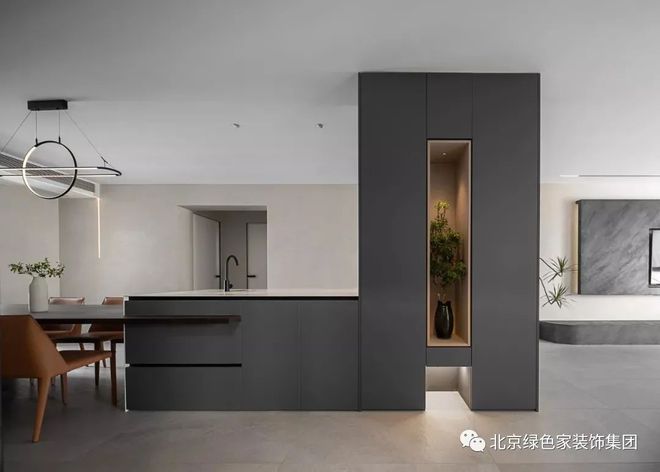 绿色家装饰｜165㎡简约风装修大气、温馨、浪漫！浩瀚体育(图1)